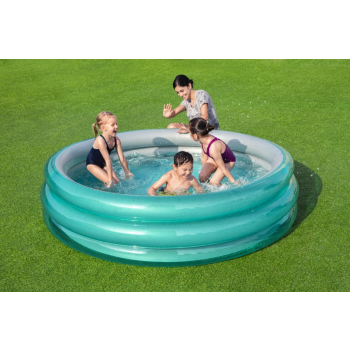 Duży Basen dla dzieci 6+ Dmuchaniec 201x53 BESTWAY + Łatka naprawcza